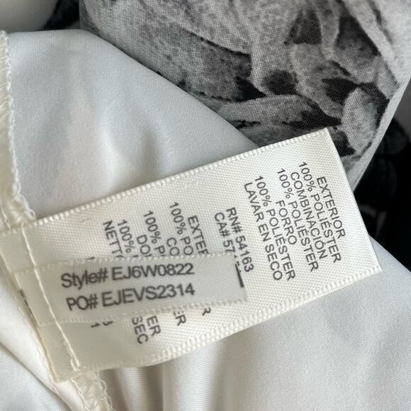 Eliza J Floral Halter High Low Midi Dress Chiffon - Picture 5 of 7